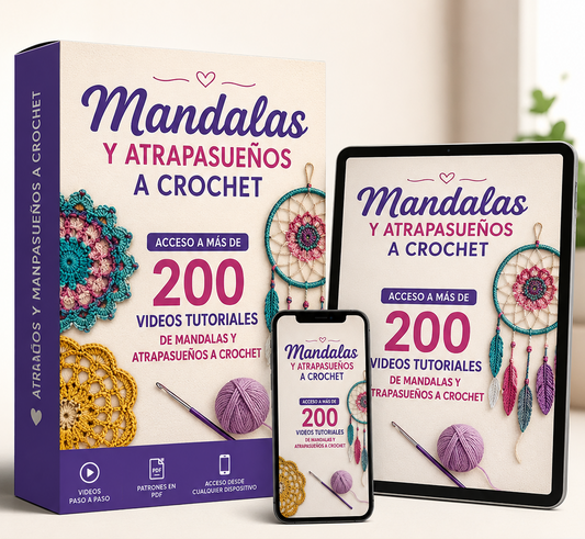 Mandalas y atrapasueños +200 Videos paso a paso.